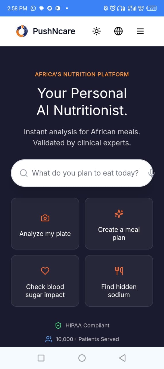 PushNcare Clinical Dossier Realtime safety audits for 60000 African dishes