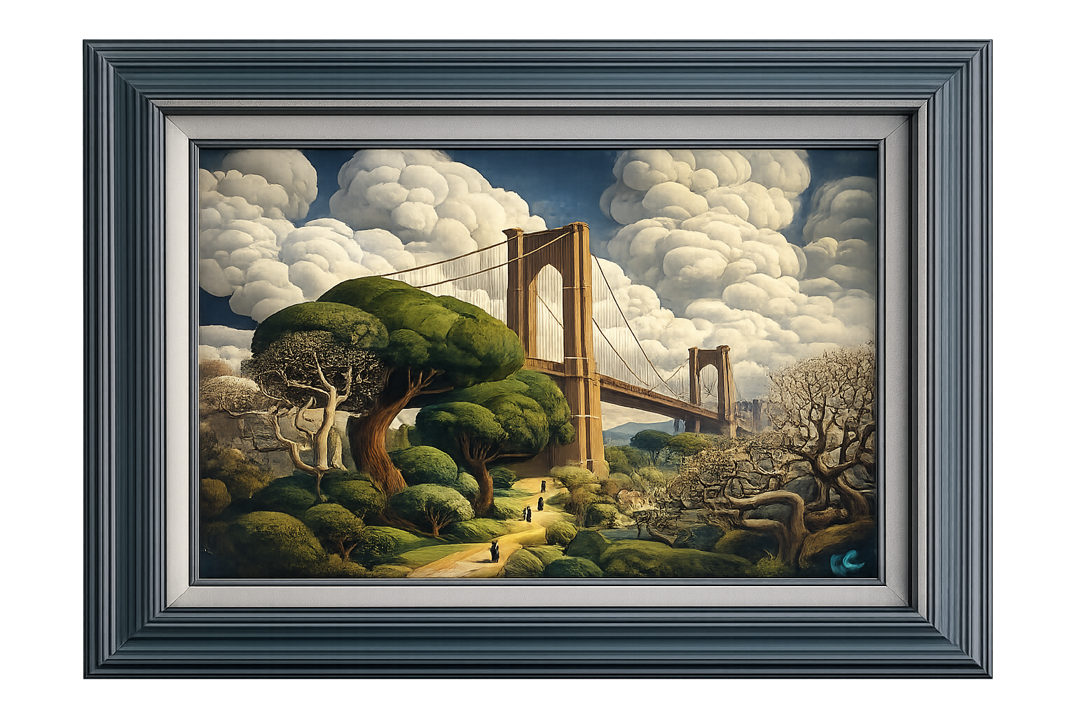 EASTON CAIN PILGRIMAGE TO THE PACIFIC OIL PAINTING 2024 EASTON CAIN PILGRIMAGE TO THE PACIFIC OIL PAINTING 2024