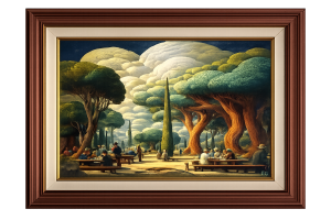 EASTON CAIN PLEASURE POINT OIL PAINTING 2025