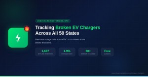 Millions of EV Drivers Left Stranded at Broken Chargers — New Site Tracks Real-Time Outages Across All 50 States