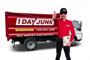 1 day junk truck and team member