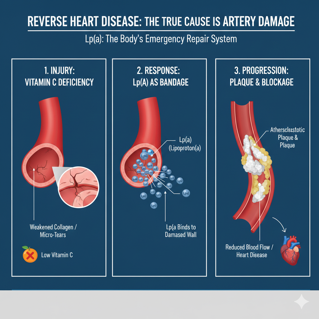 The Lp a Repair Mechanism How Artery Damage Triggers Heart Disease