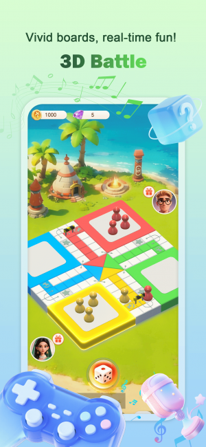 Ludo Oasis 3D