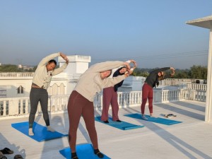 Rooftop Yoga