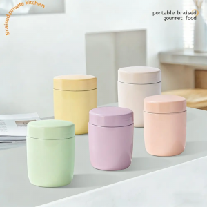 Kids Insulated Food Jar with Spoon Stainless Steel Lunch Box