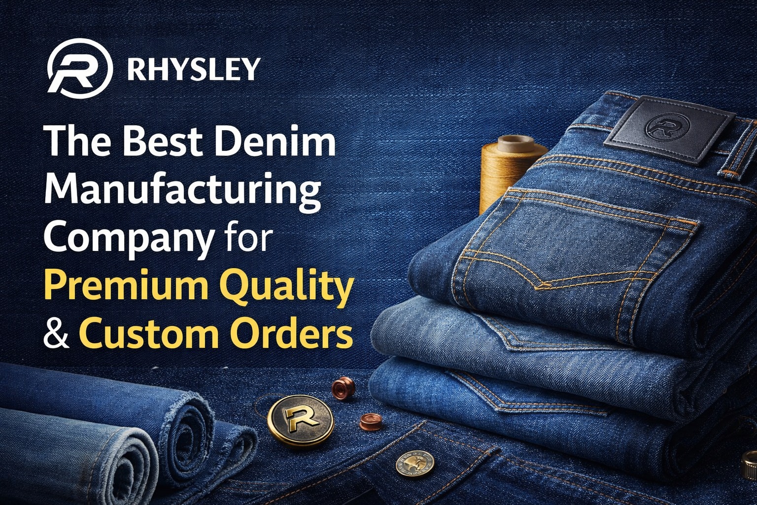 Rhysley: The Best Denim Manufacturing Company for Premium Quality – Custom Orders