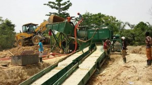 gold washing plant delivered by Chinese suppliers
