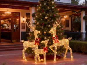 outdoor reindeer decorations bulk supplier
