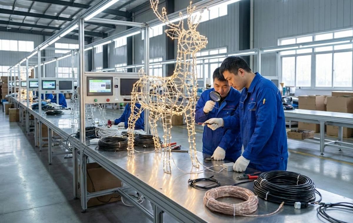 christmas deer decoration wholesale exporter 1