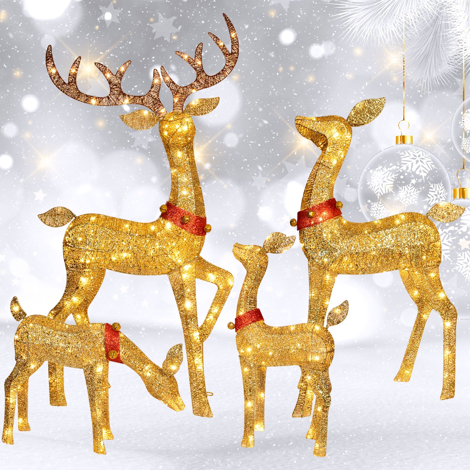 outdoor reindeer christmas decoration factory direct 1