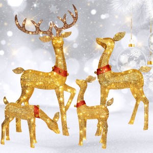 outdoor reindeer christmas decoration factory direct 1