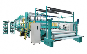 China Automatic Servo Driven Multi Axial Warp Knitting Machine