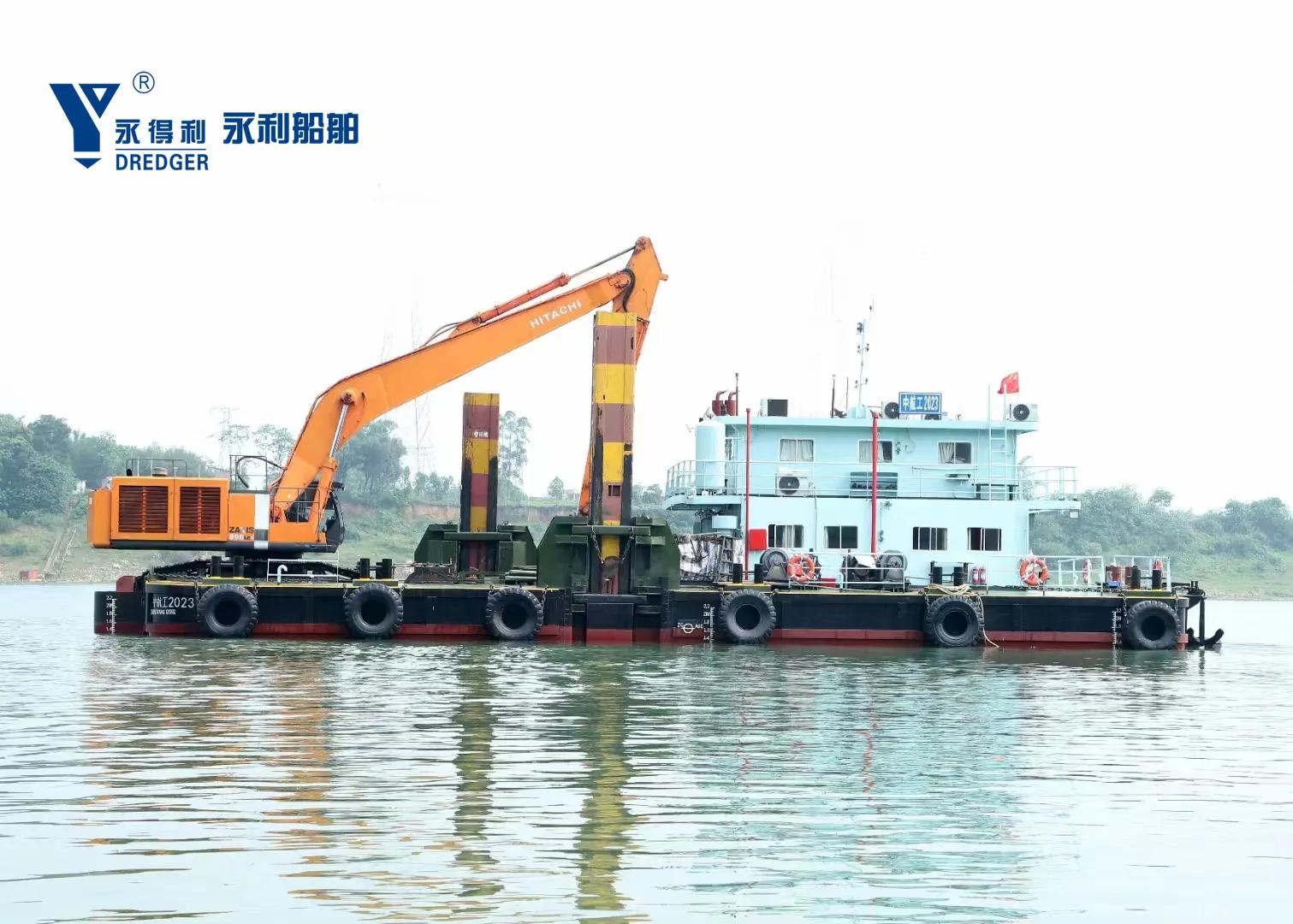 Harbor backhoe dredger offered by China heavy machinery factories 1