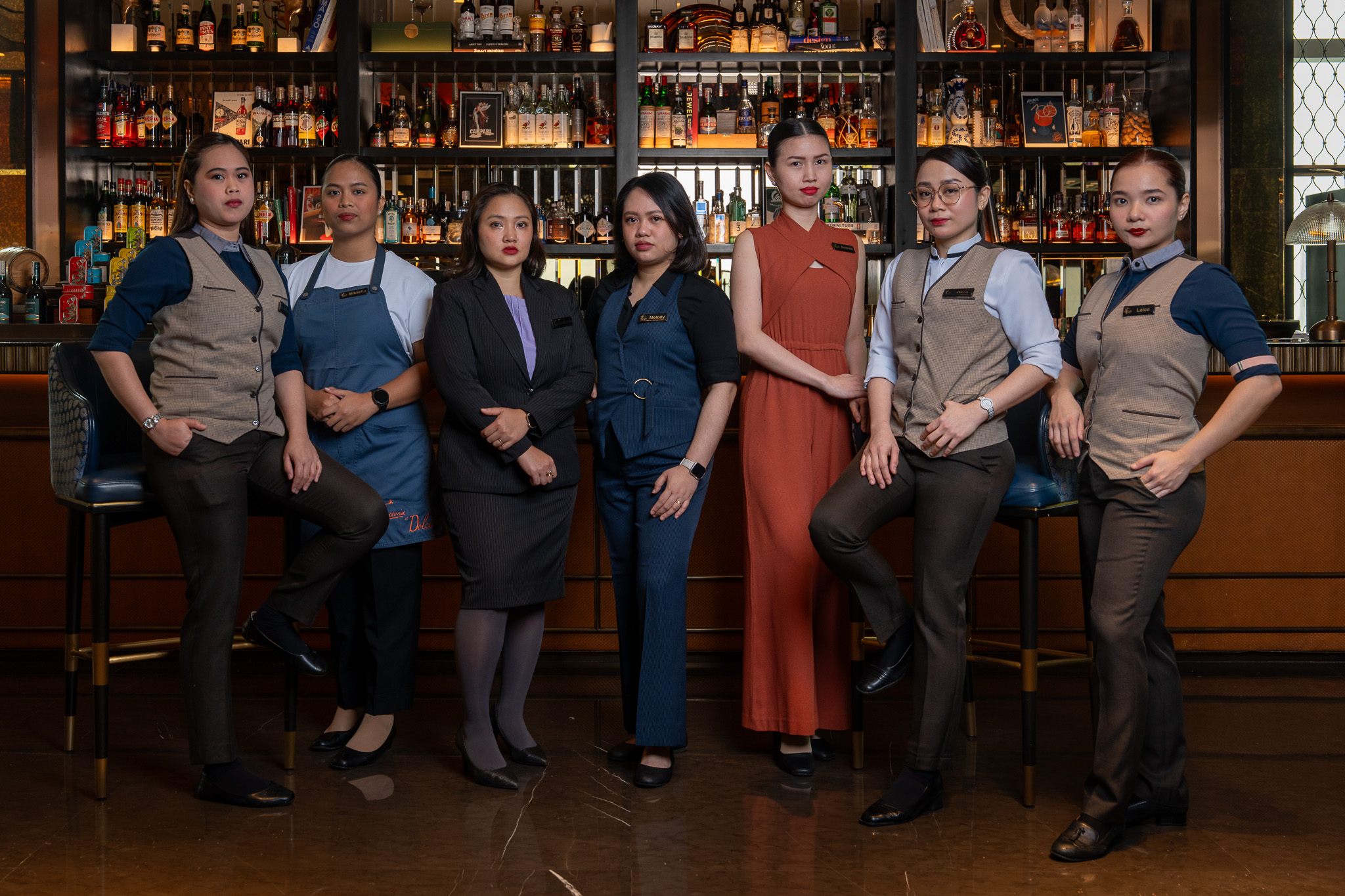 Revel in beverages crafted by female mixologists alongside an allfemale service team