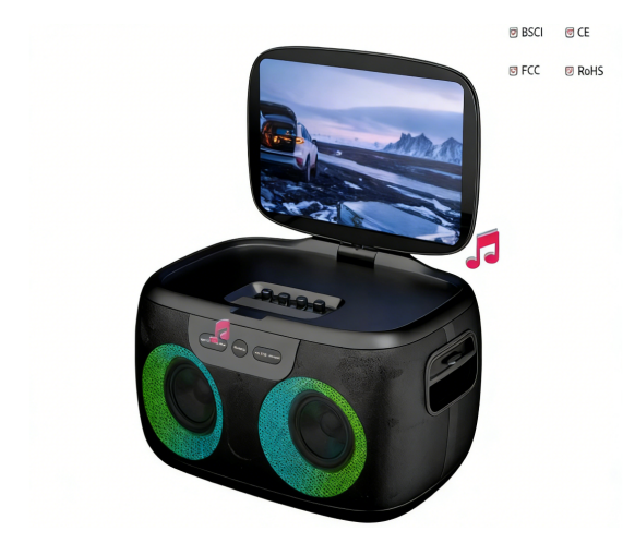 China Stunning Touch Screen Karaoke Video Speaker