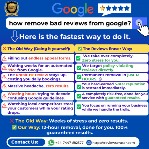 how remove bad reviews from google