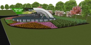 Rendering of Wings Monument