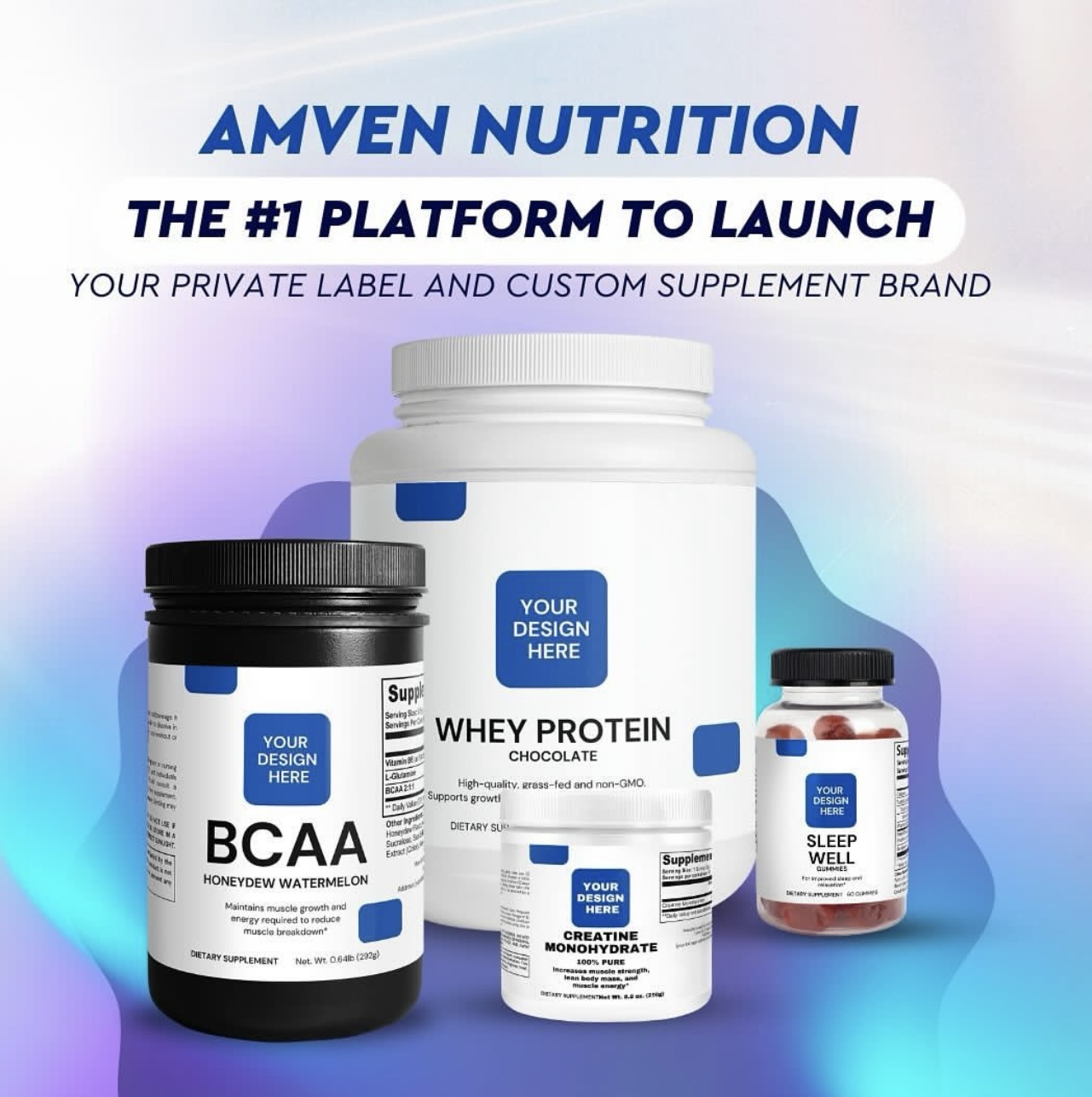 Launch your brand with Amven Nutrition