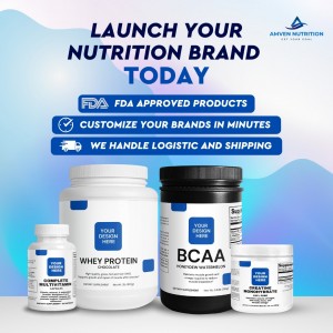 Amven Nutrition white label supplements platform for fitness trainers and creators