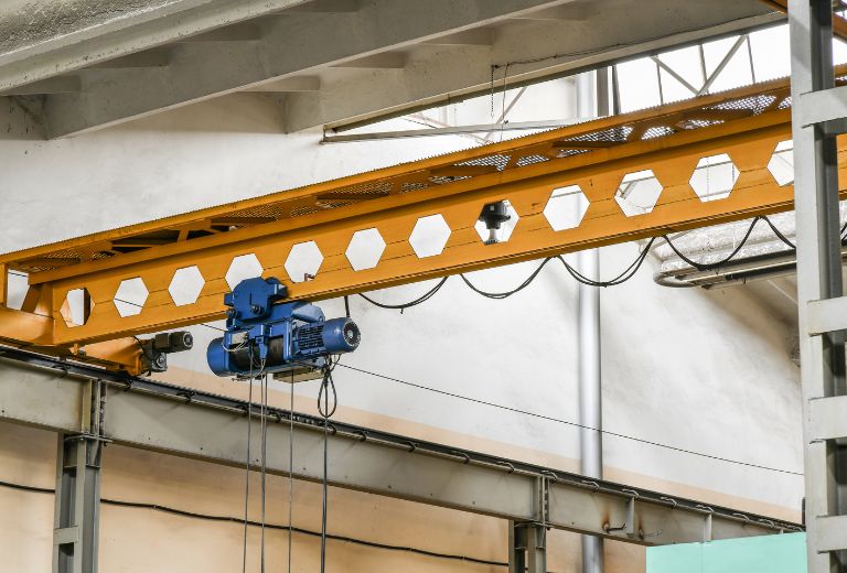 Ceiling mounted workstation cranes