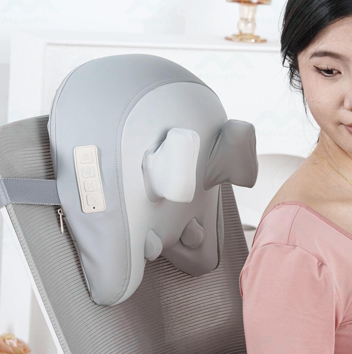 Neck shoulder massage pillow heat wireless