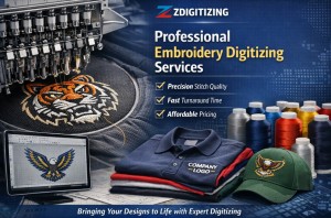 ZDigitizing Expands Professional Embroidery Digitizing Services with Fast Turnaround and Precision S