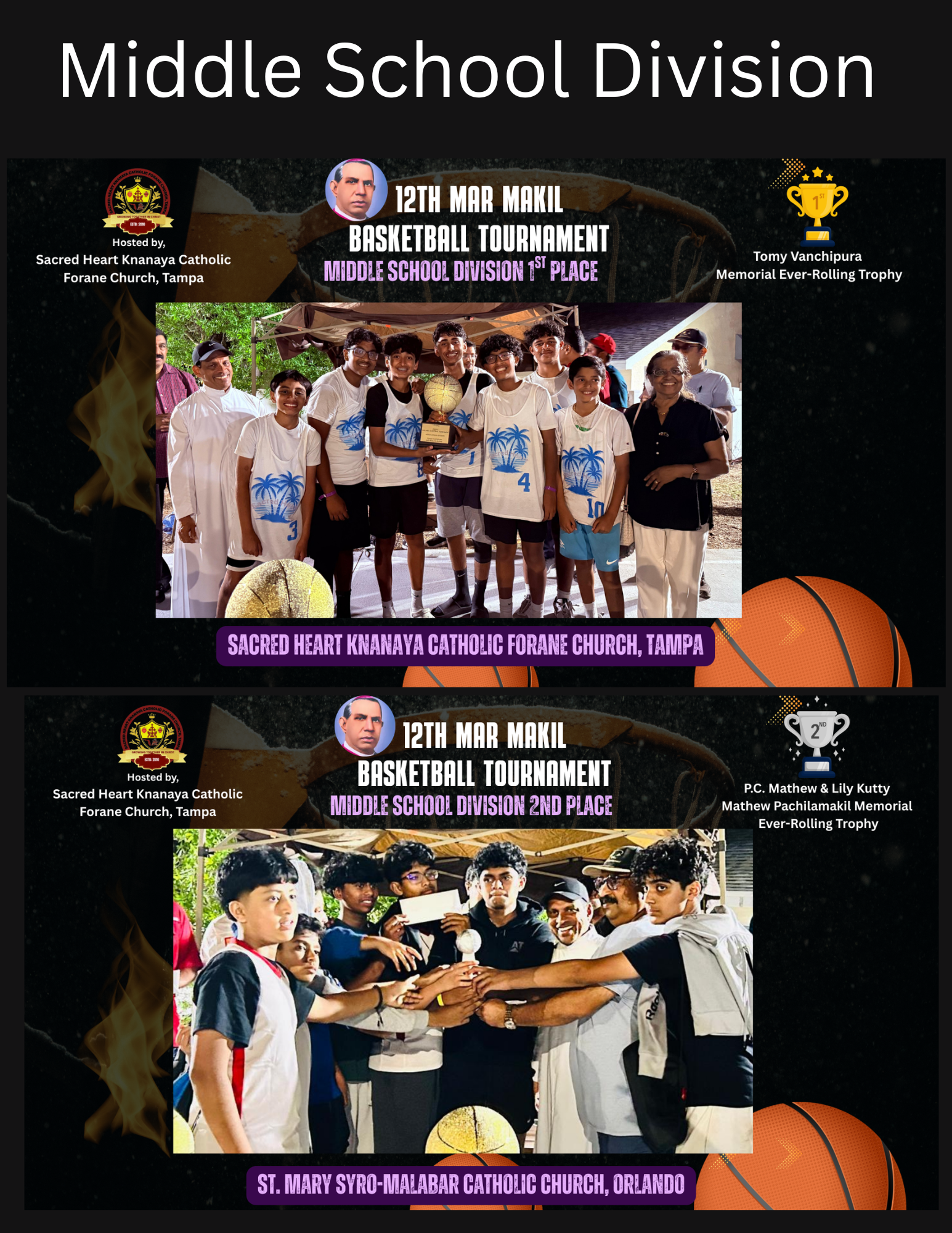 Middle School Winners