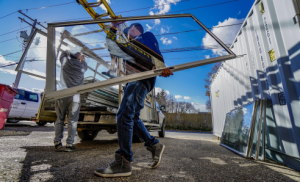 The coating can be applied without significantly altering the visual character of the structure