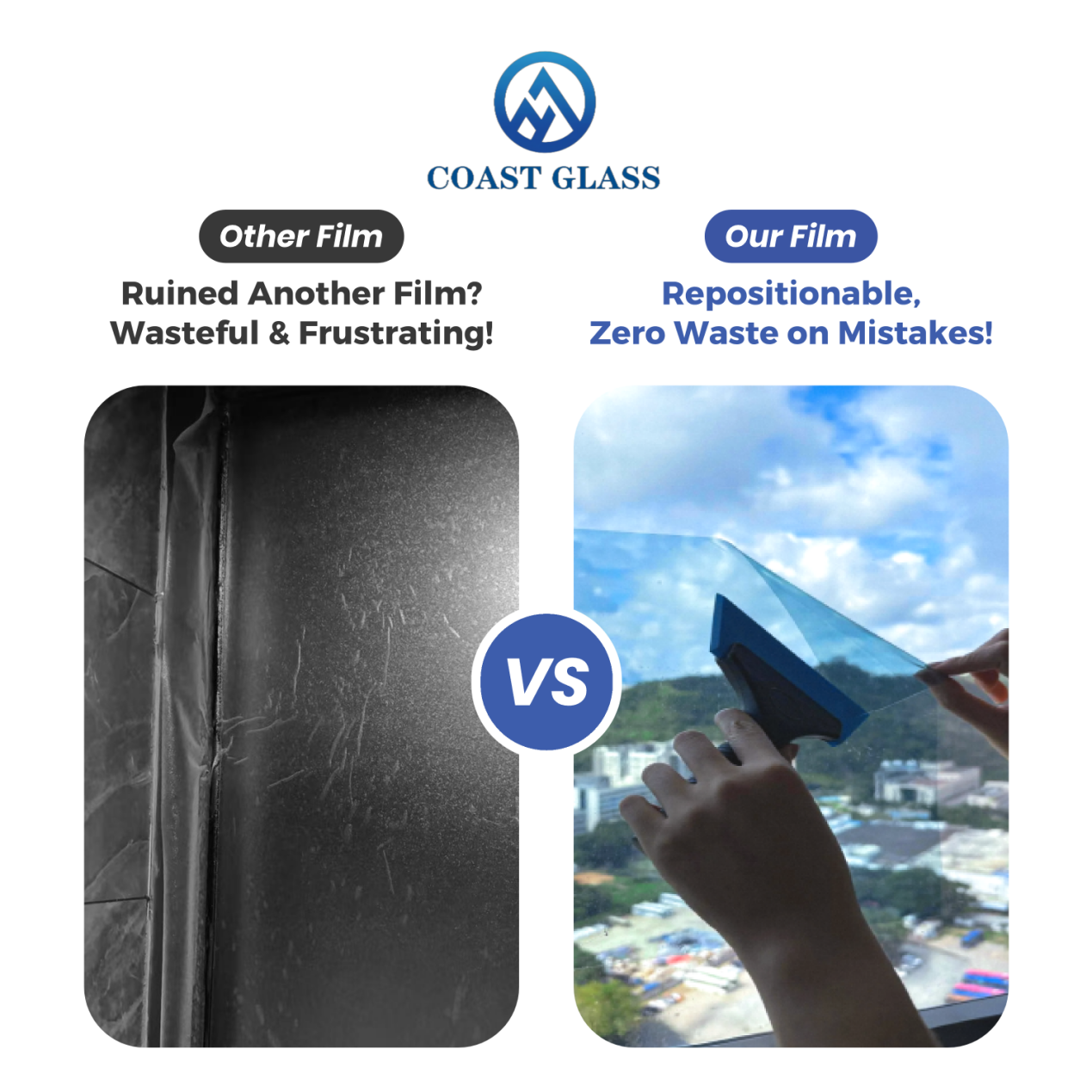 Repositionable Zero Waste on Mistakes