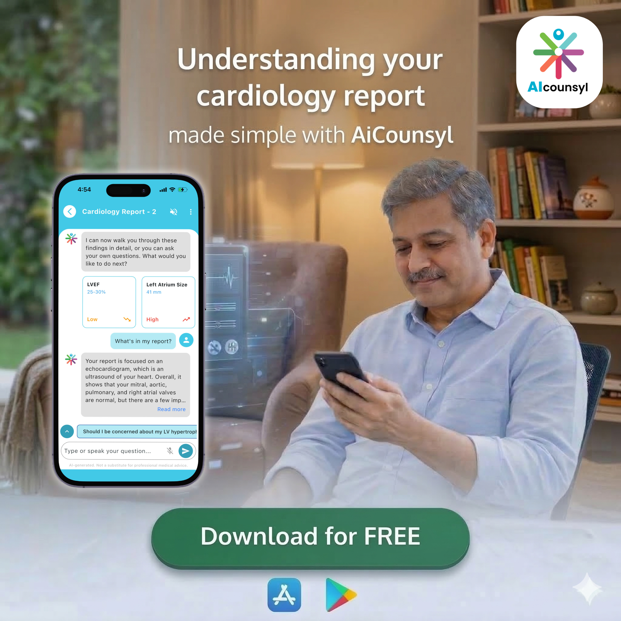 AIcounsyl  Report Explanation App