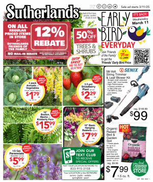 Early Bird Plant Sale