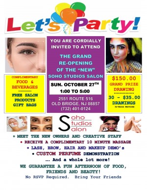 Grand Re-Opening Of Soho Studios Salon