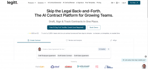 Legitt AI Contract Generator. Draft, Sign & Track Contracts in One Place.