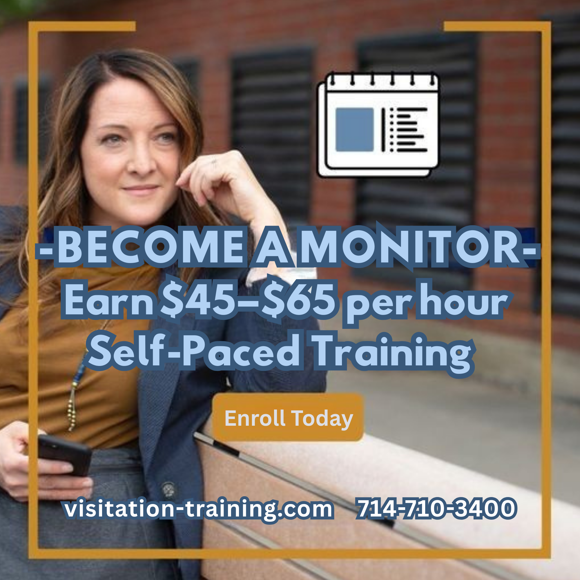 BECOME A MONITOR Earn 45 65 per hour Self Paced Training 2