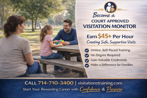 supervised visitation training monitor training child visit training