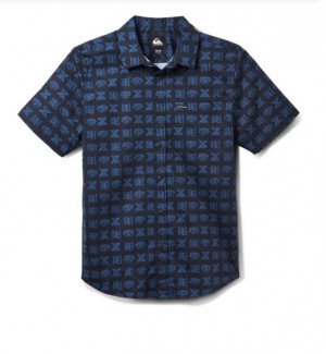 Quiksilver Mens Woven Stone Etch Classic Stretch