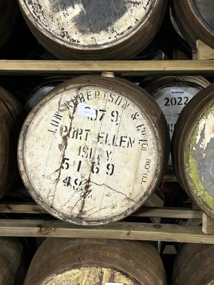 Scotch whisky casks stored at Campbeltown Bond