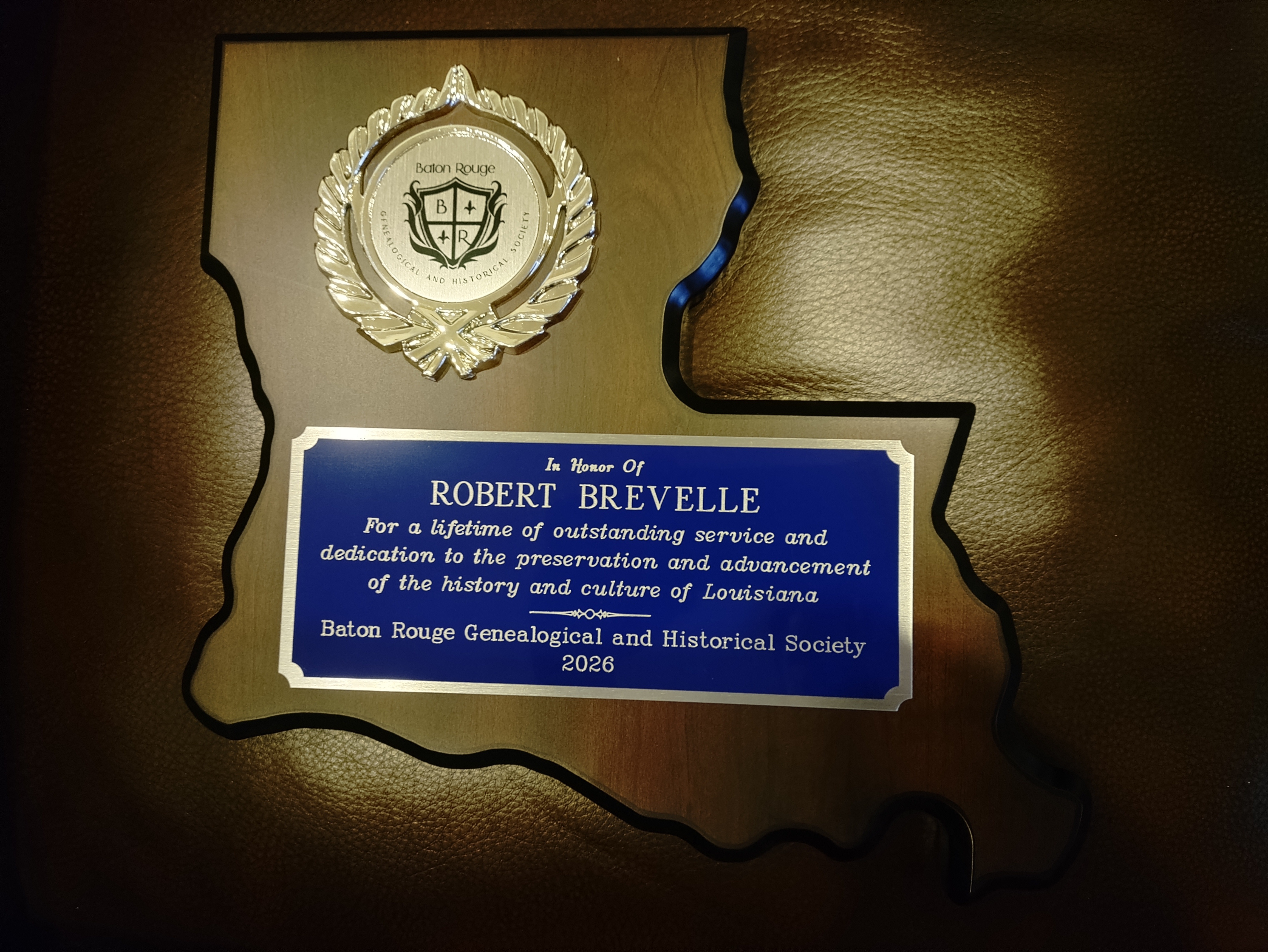 Robert and son Tristan inducted into the Sons of the American Revolution Natchitoches Chapter