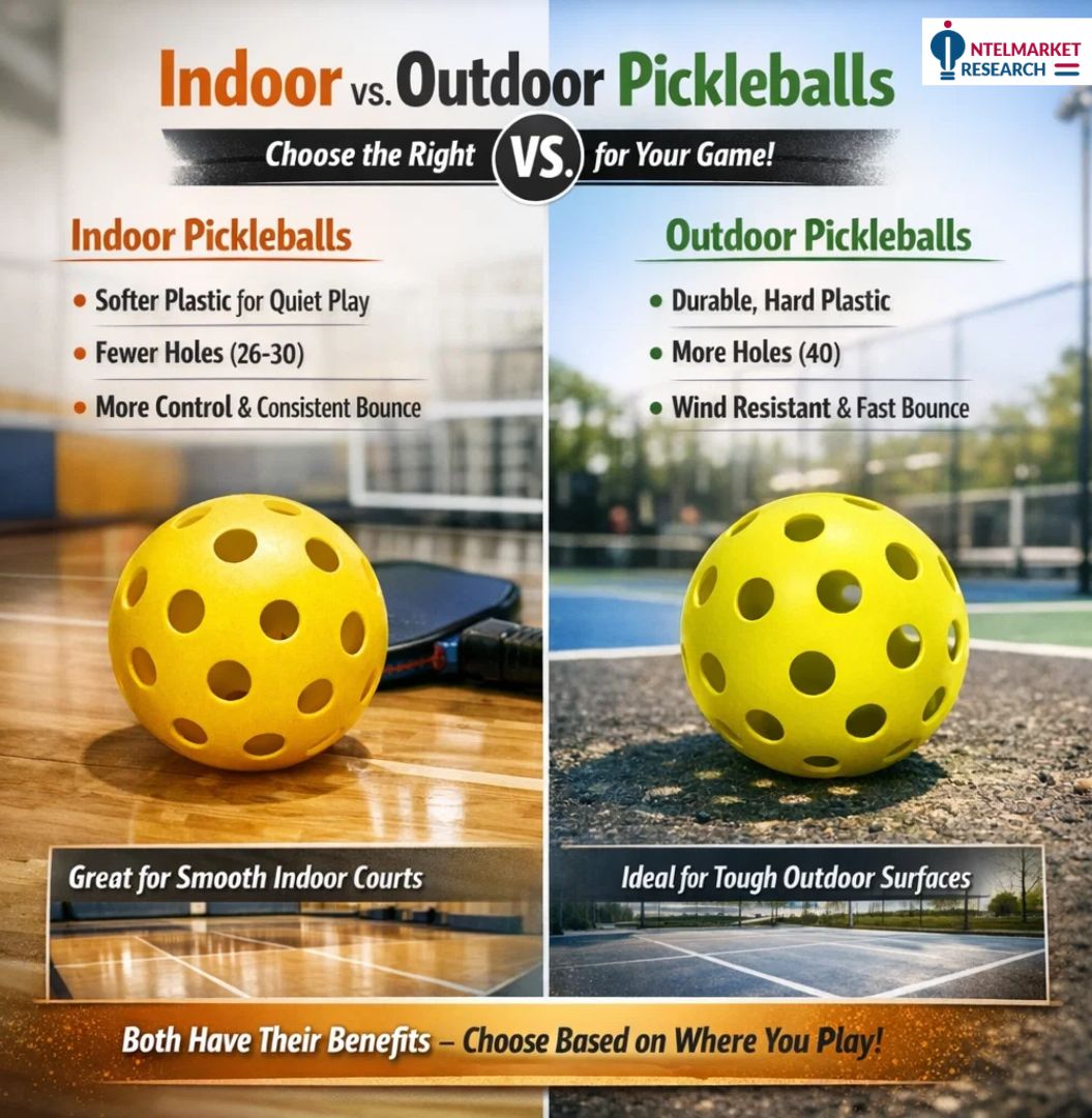 Indoor vs Outdoor Pickleballs