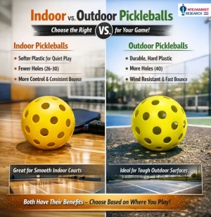 Indoor vs Outdoor Pickleballs