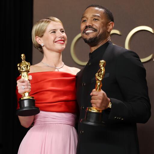 Jessie Buckley Hamnet and AcadMichael B Jordan Sinners