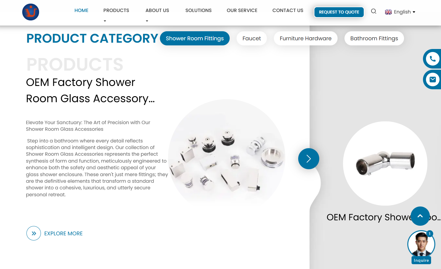 Global Leading Shower Room Fittings Manufacturer