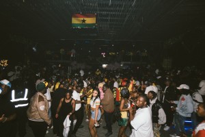 Crowd celebrating Ghana Independence at the sold-out event organised by Jonny Jesus at Coded