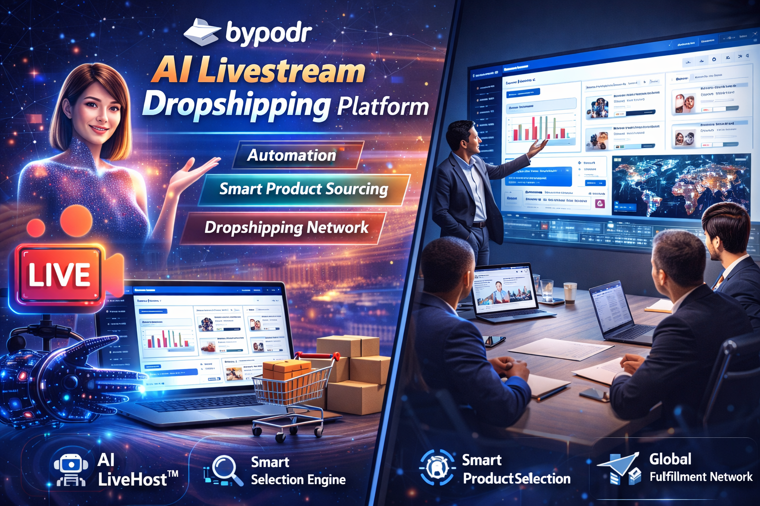 bypodr Unveils AI-Powered Livestream Dropshipping Platform to Revolutionize Global E-Commerce