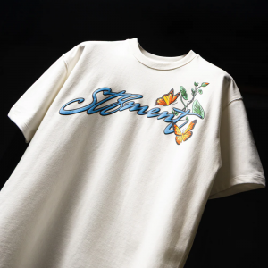 WHITE OVERSIZED BUTTERFLY T-SHIRT