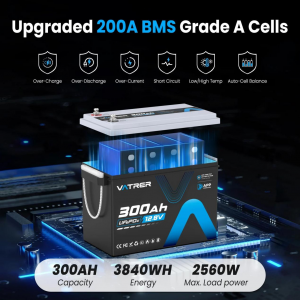 Vatrer 300Ah Battery Built-in BMS Protection