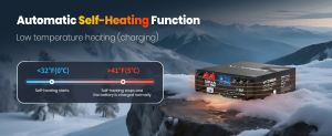 Vatrer Batteries Activate the Heating Function Below 32°F