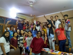 students enjoying workshop