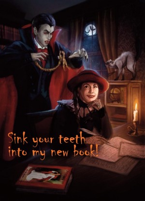 000 V V Halloween card FRONT SIDE