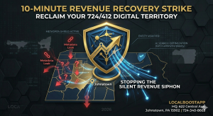 Johnstown HQ: 622 Central Ave, 15902. The 724/412 mission center for AI revenue recovery.